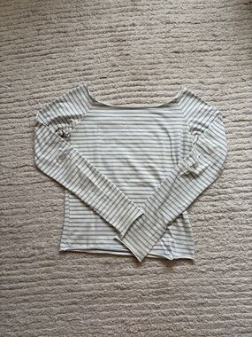 brandy melville striped long sleeve top
